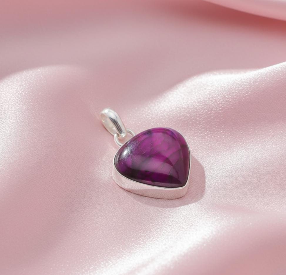 Elegant Amethyst Gemstone Pendant, 925 Silver Pendant, Handmade Pendant, Dainty Pendant, Amethyst Jewelry, Gemstone Pendant, Women Pendant