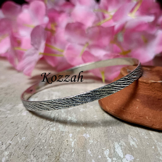 Solid Sterling Silver Cuff Bracelet, Adjustable Bangle 925 Simple Silver Jewelry Simple Stacking Minimalist, Handmade Bangle, Boho Bangle
