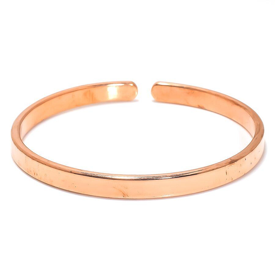 Rustic Copper Cuff, Copper bangle for women, Women's copper bracelet, Adjustable copper bangle, Resizable copper bracelet