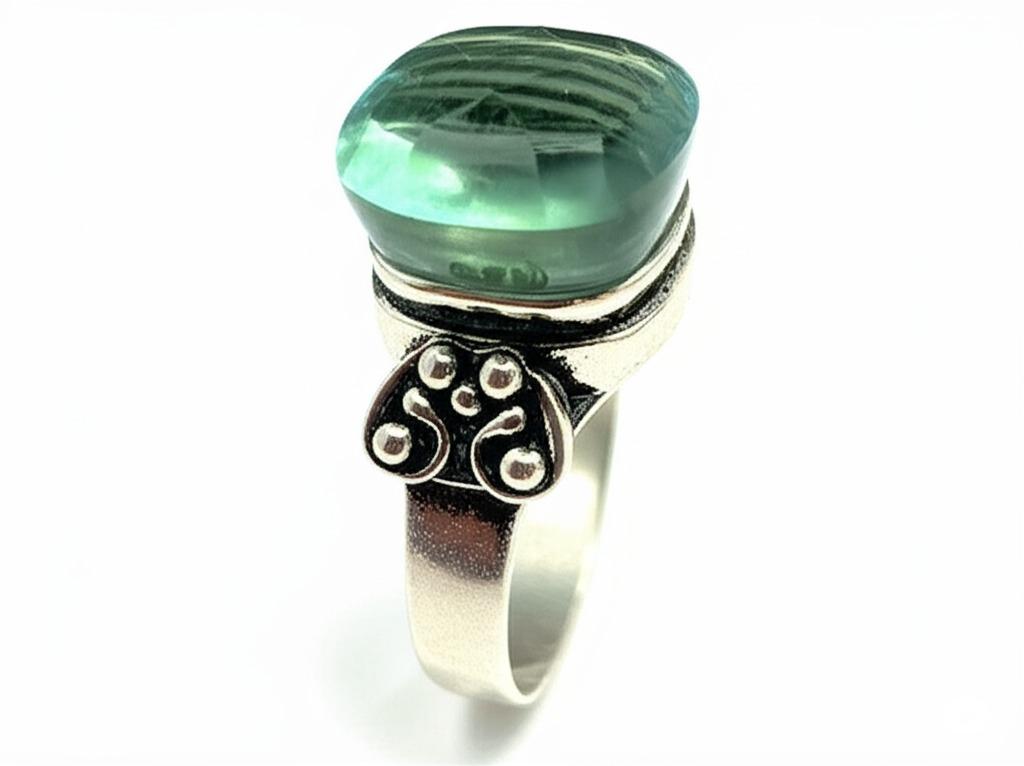 Aquamarine Ring | Sterling Silver Aquamarine Jewelry | Chunky Gemstone Ring | Handmade Gift for Her, Raw Aquamarine Ring, Clear stone ring