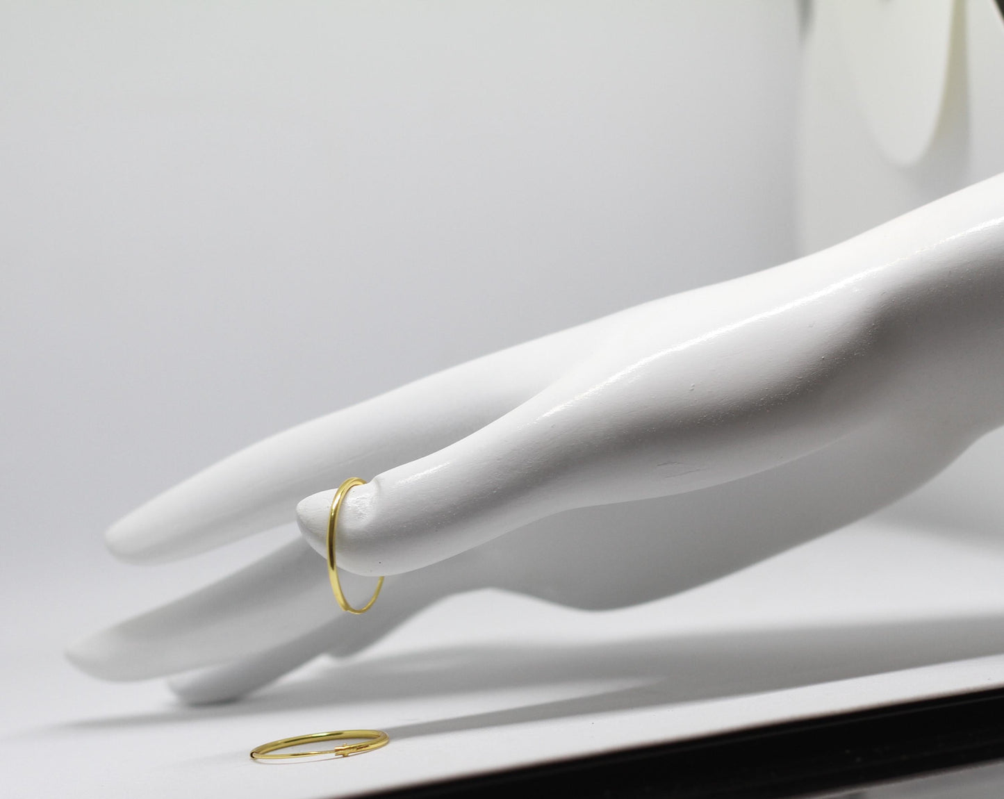 Silver hoop earrings | Silver earrings | Silver hoop | Mom daughter earring | Silver wire earrings | Minimalist silver hoop earrings | Gift