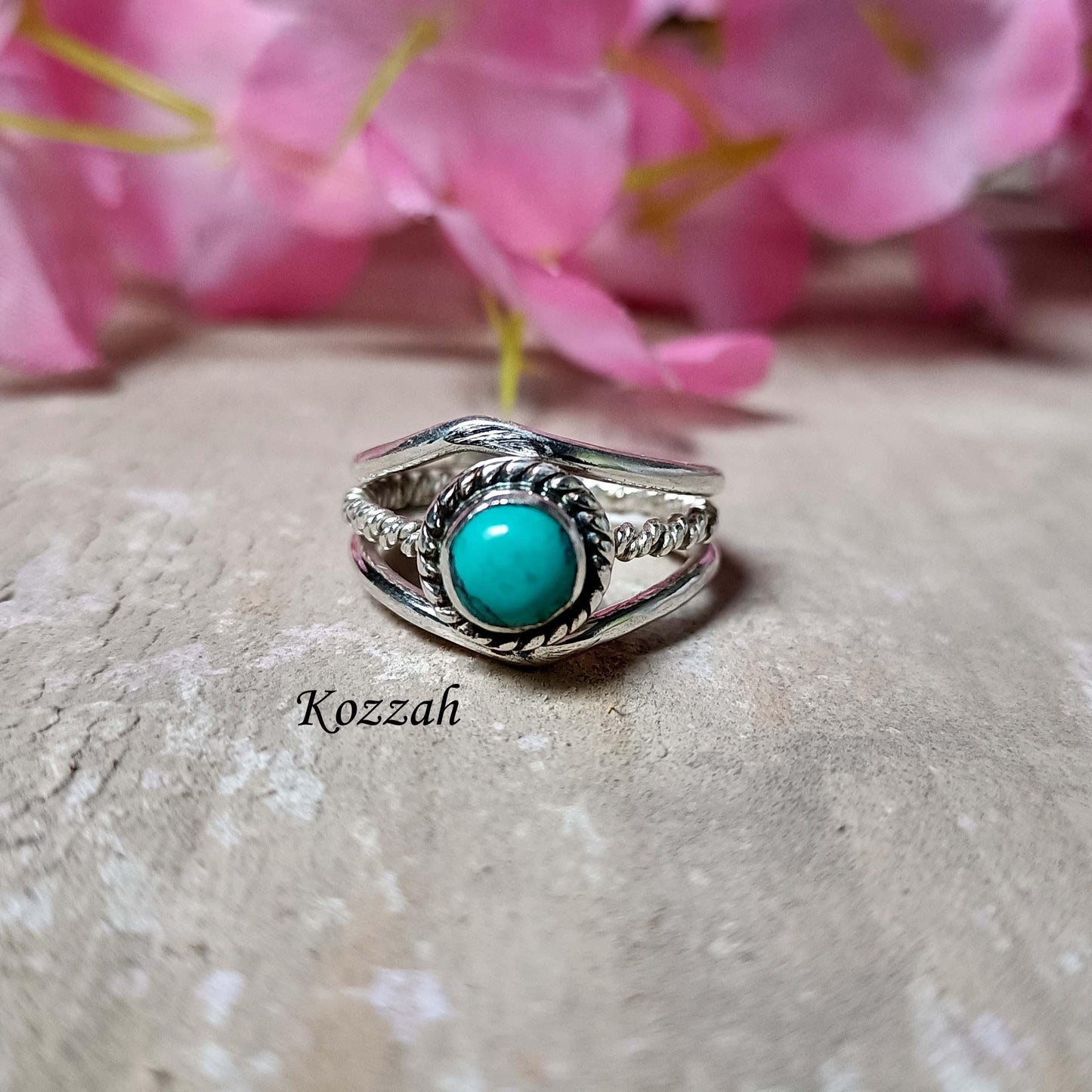 Turquoise Ring, Handmade Ring, 925 Starling Silver Ring, Gemstone Ring, Dainty Ring Natural Turquoise Turquoise Jewelry Ring For Women Gift