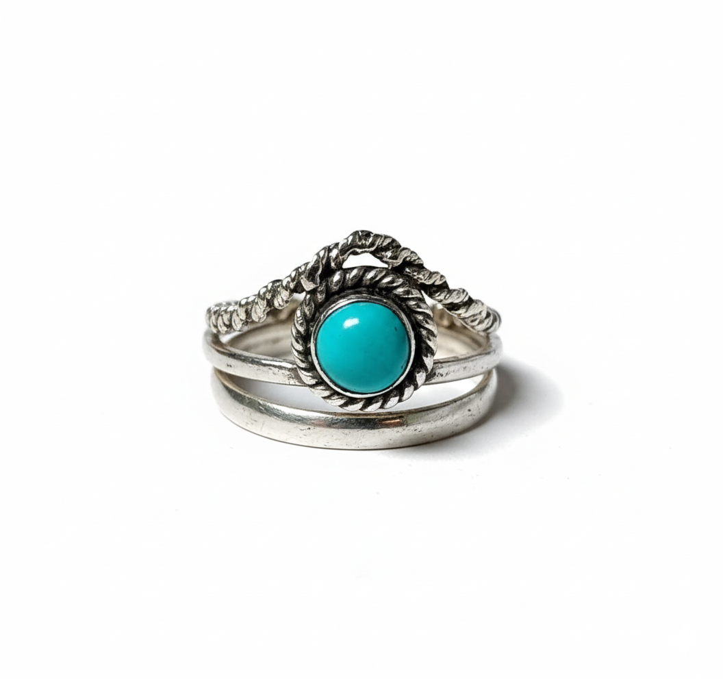 Turquoise Ring, 925 Silver Ring, Women Ring, Natural Turquoise, Gemstone Ring