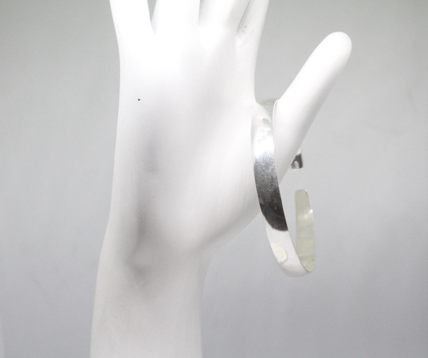 Sterling Silver Bangle |Silver Bangle Bracelet |Silver Cuff Bracelet | Minimalist Bangle | Modern Bangle |Classic Bangle | Stackable Bangle