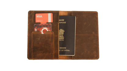 Rugged Passport Wallet, Leather Wallet, Travel Wallet, Minimalist Wallet, Gift Him, Birthday gift, Sleek Minimalist Wallet, Durable Leather