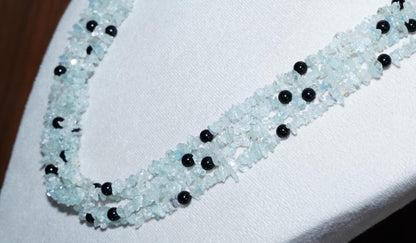 Handmade Garnet Chip Necklace with Tiger's Eye Bead - Unique Raw Stone Jewelry | Garnet Uncut Necklace, Gemstone Necklace, Gift for her