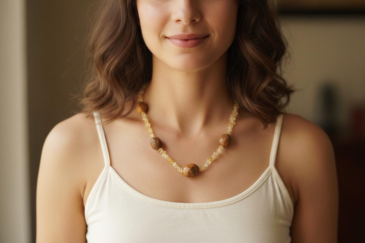 Mookaite Jasper Necklace, Australian Jasper Necklace, Valentine's Day Gift, Jasper Necklace, Unique Necklace, Gold Plated Silver Necklace