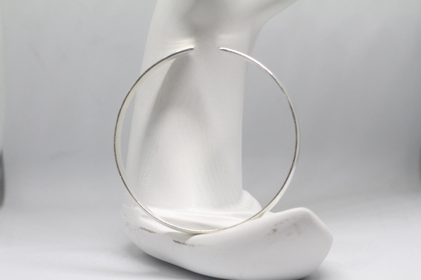 Sterling Silver Bangle |Silver Bangle Bracelet |Silver Cuff Bracelet | Minimalist Bangle | Modern Bangle |Classic Bangle | Stackable Bangle