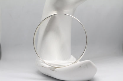 Sterling Silver Bangle |Silver Bangle Bracelet |Silver Cuff Bracelet | Minimalist Bangle | Modern Bangle |Classic Bangle | Stackable Bangle