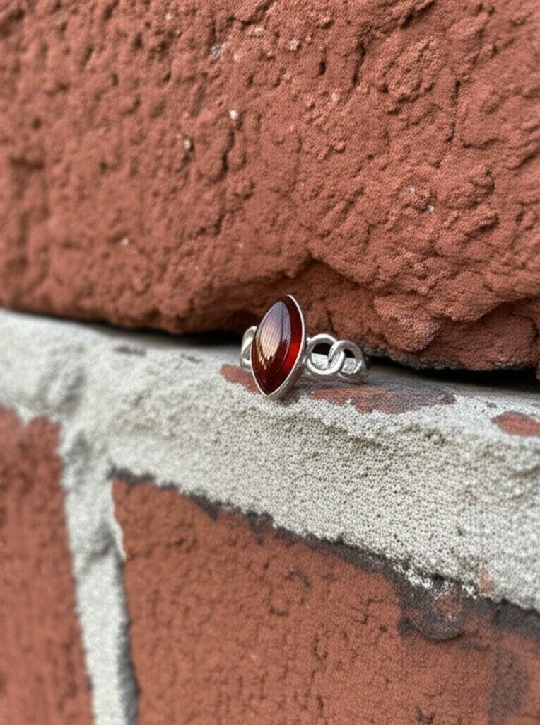 Carnelian Ring | Sterling Silver Marquise Ring | Natural Gemstone Jewelry | Handmade Gift for Her, Artisan Carnelian Ring | Sterling Silver