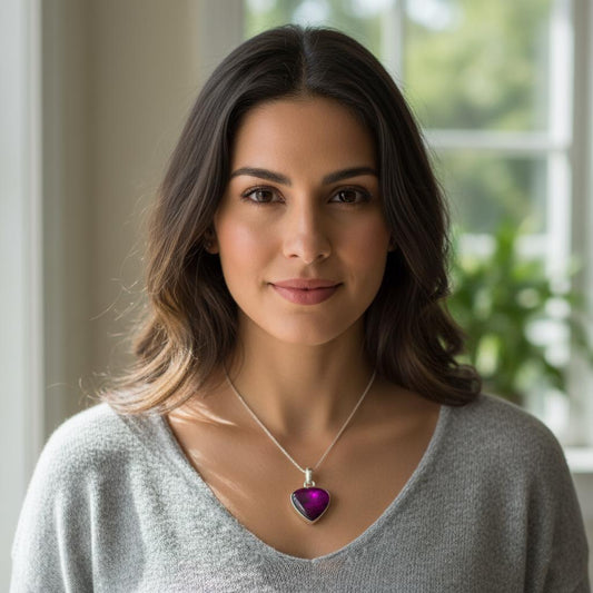 Elegant Amethyst Gemstone Pendant, 925 Silver Pendant, Handmade Pendant, Dainty Pendant, Amethyst Jewelry, Gemstone Pendant, Women Pendant