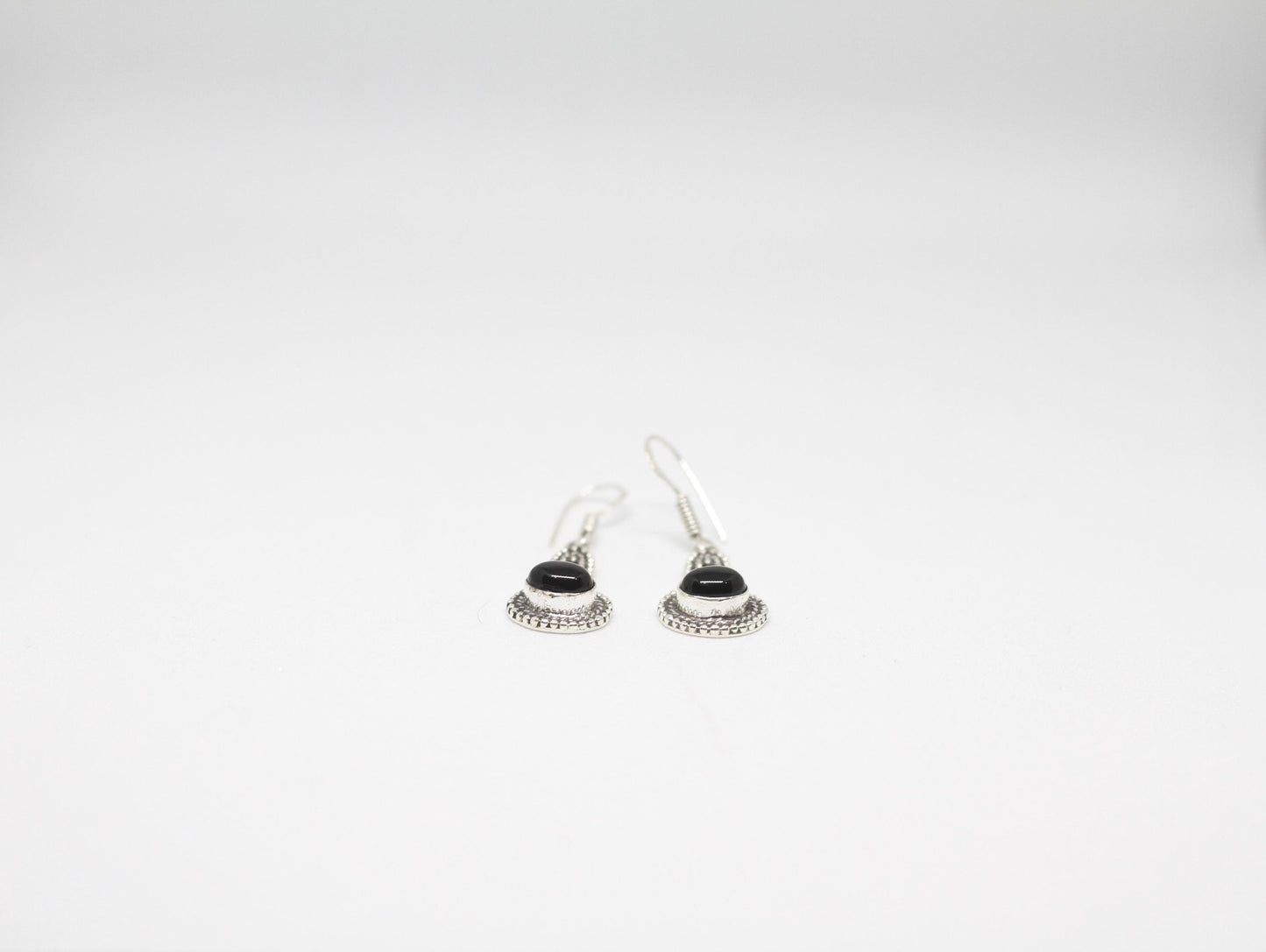 Black onyx earrings | Small Dangle Earrings | Handmade Earrings | Gemstone Earrings | Gift for her| Handmade jewelry |Black stone earrings