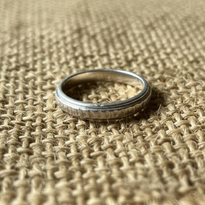 Sterling Silver Spinner Ring | Fidget Anxiety Ring | Meditation Ring | Handmade Spinner Band | Stress Relief Ring | Worry Ring for Men/Women