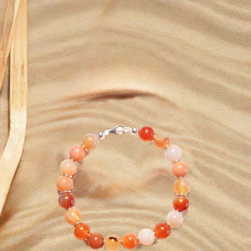Multi-agate jewelry, Agate bracelet for women, Multi-agate beads jewelry, Genuine agate bracelet, Bohemian jewelry, Minimalist bracelet,Gift