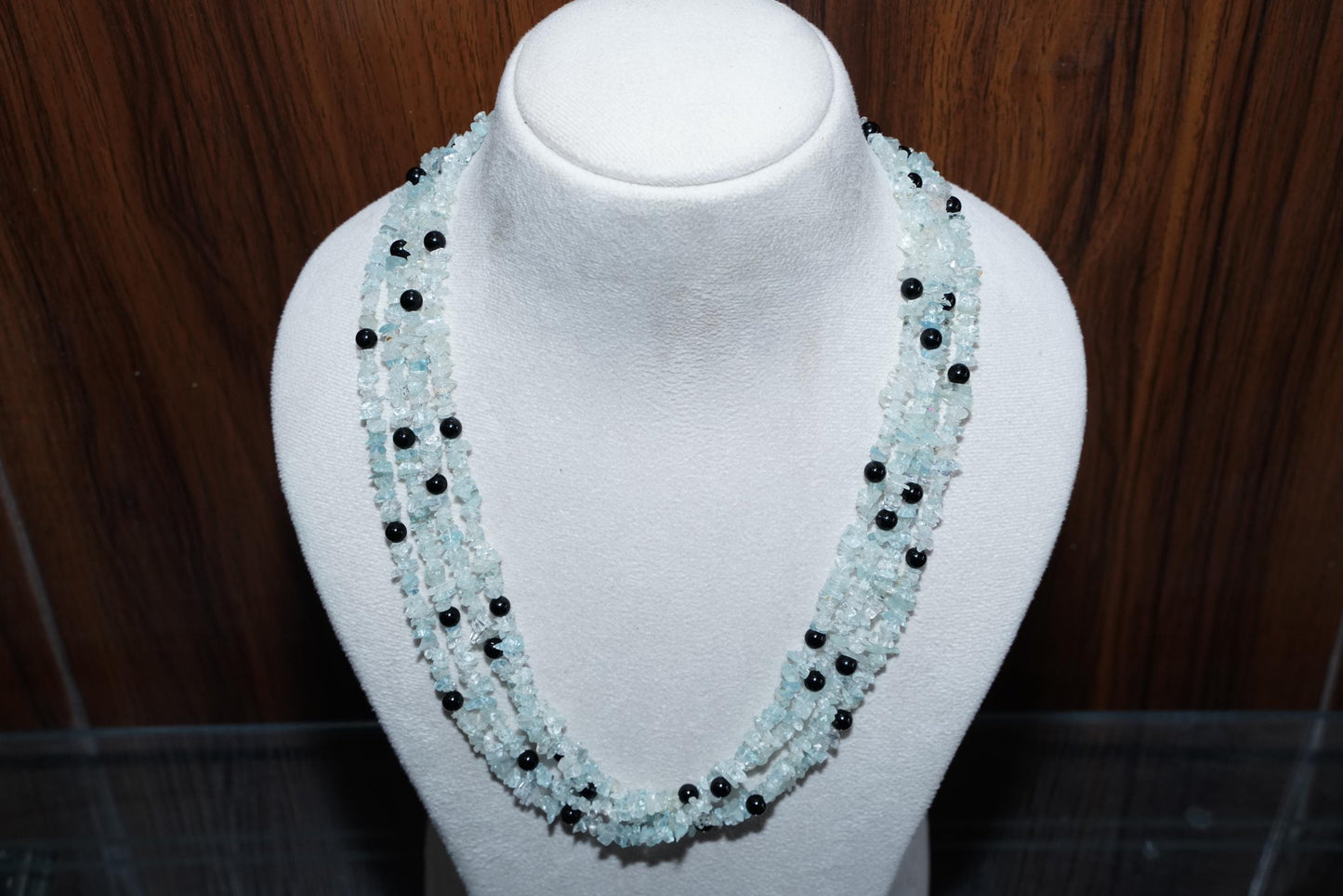 Handmade Garnet Chip Necklace with Tiger's Eye Bead - Unique Raw Stone Jewelry | Garnet Uncut Necklace, Gemstone Necklace, Gift for her