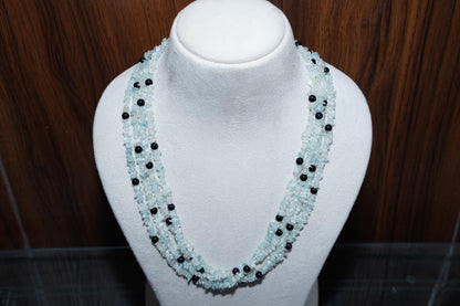 Handmade Garnet Chip Necklace with Tiger's Eye Bead - Unique Raw Stone Jewelry | Garnet Uncut Necklace, Gemstone Necklace, Gift for her