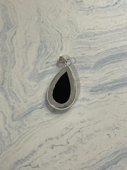 Black Onyx Pendant, Onyx Pendant, Black Pendant, Gemstone Pendant, Black Gemstone Handmade Jewelry Pendant, Boho Pendant, Minimalist Jewelry