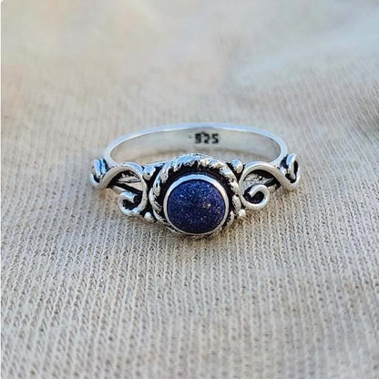 Lapis Lazuli Ring, Women Ring, 925 Silver Ring, Handmade Ring, Natural Lapis Lazuli, Statement Ring, Lapis Lazuli Jewelry, Dainty Ring