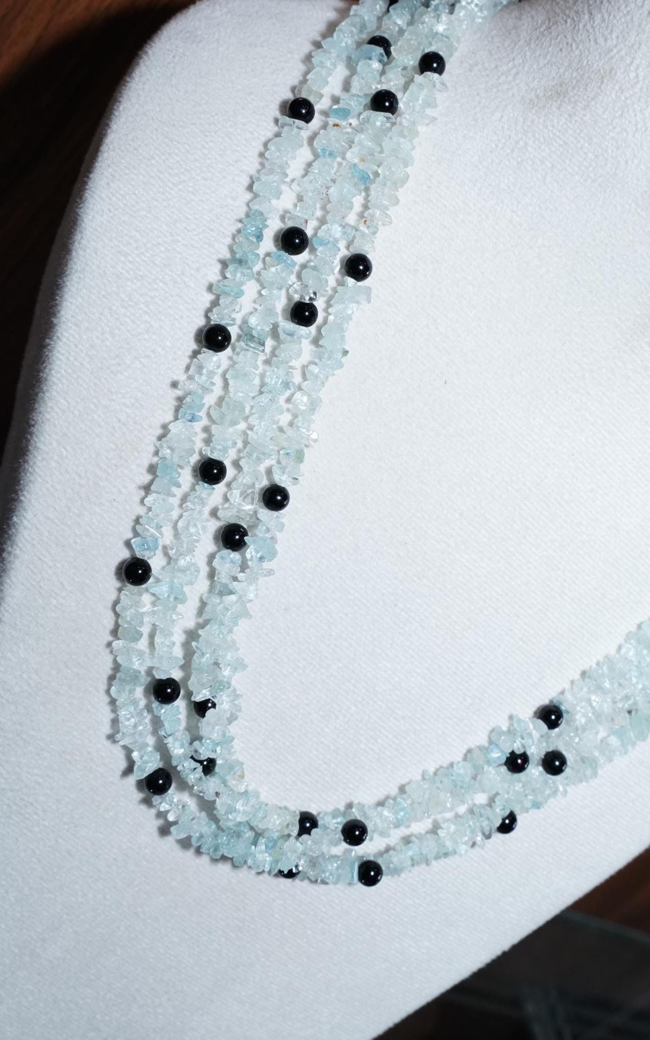 Handmade Garnet Chip Necklace with Tiger's Eye Bead - Unique Raw Stone Jewelry | Garnet Uncut Necklace, Gemstone Necklace, Gift for her