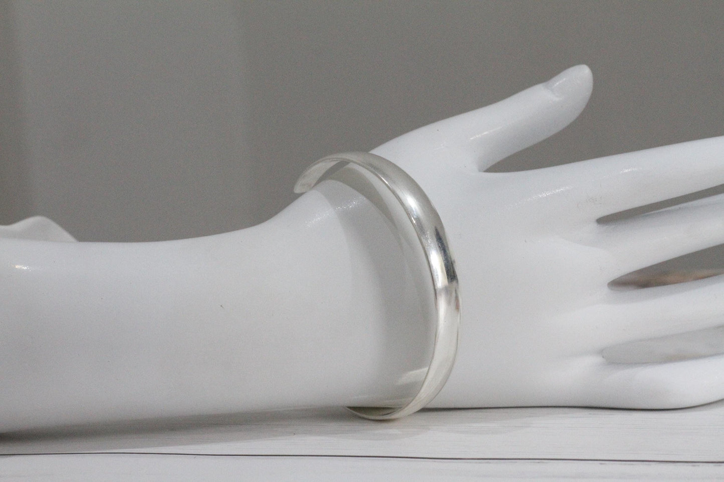 Sterling Silver Bangle |Silver Bangle Bracelet |Silver Cuff Bracelet | Minimalist Bangle | Modern Bangle |Classic Bangle | Stackable Bangle