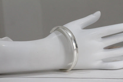 Sterling Silver Bangle |Silver Bangle Bracelet |Silver Cuff Bracelet | Minimalist Bangle | Modern Bangle |Classic Bangle | Stackable Bangle