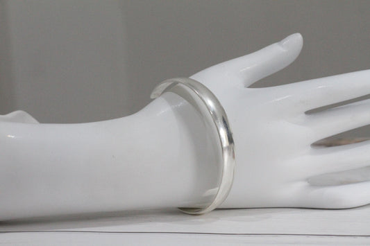 Sterling Silver Bangle |Silver Bangle Bracelet |Silver Cuff Bracelet | Minimalist Bangle | Modern Bangle |Classic Bangle | Stackable Bangle