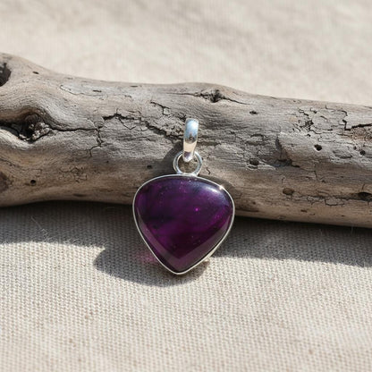 Elegant Amethyst Gemstone Pendant, 925 Silver Pendant, Handmade Pendant, Dainty Pendant, Amethyst Jewelry, Gemstone Pendant, Women Pendant