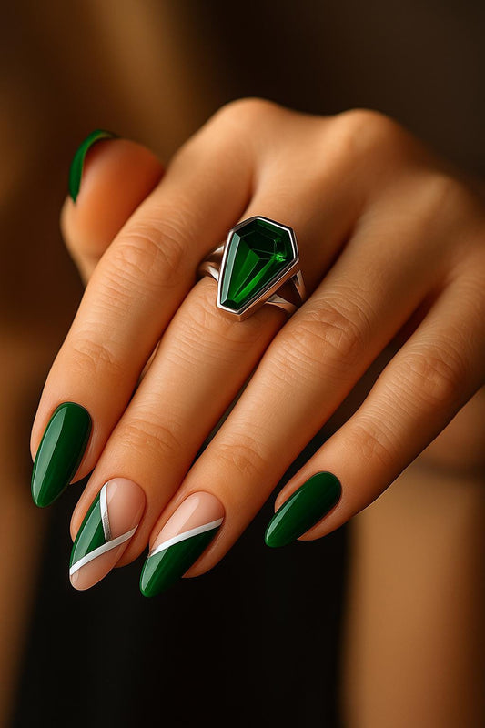 Handmade Peridot Coffin Ring: 925 Sterling Silver, Boho Jewelry