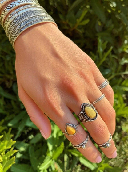 925 Sterling Silver Bangles, 5 Set Bangles, Stackable Bangles, Silver Bangle for Her~ him, Handmade Bangles for Gift on Christmas, Handmade