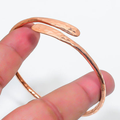Hammered Copper Cuff Bracelet, Hand Forged Copper Cuff, Hammered Copper Bangle, Handmade Copper Bangle, Adjustable Bangle, Rustic Bangle