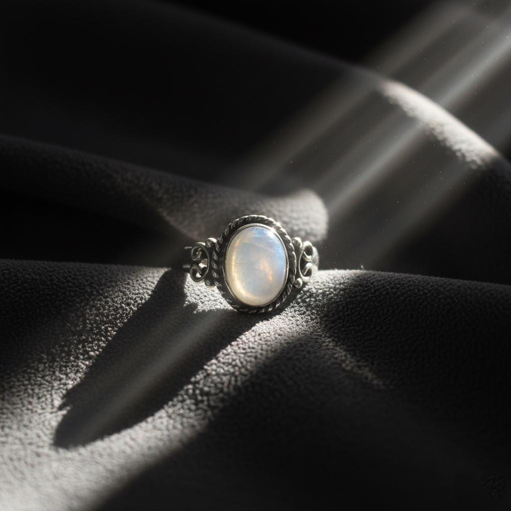 Moonstone Ring, Handmade Ring, 925 Silver Ring, Gemstone Ring, Natural Moonstone, Dainty Ring, Moonstone Jewelry, Statement Ring,Best Seller