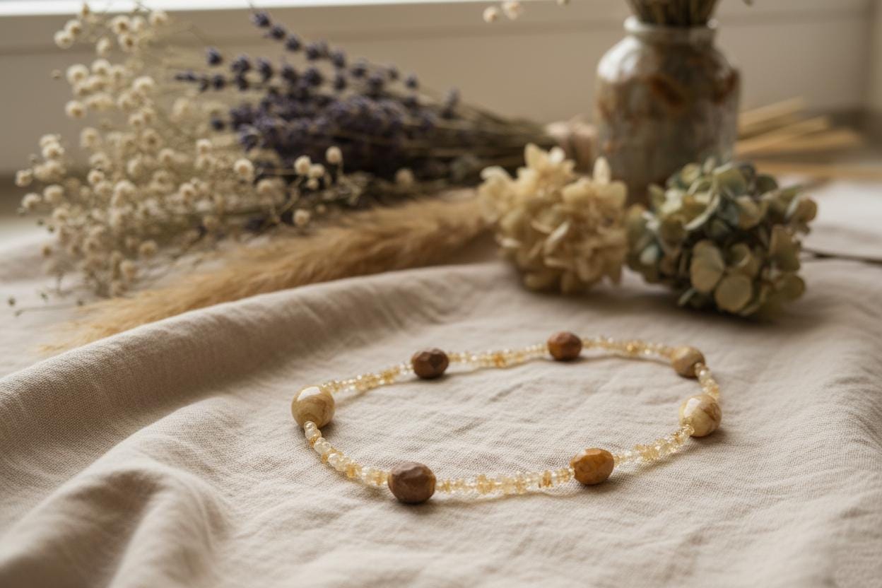 Mookaite Jasper Necklace, Australian Jasper Necklace, Valentine's Day Gift, Jasper Necklace, Unique Necklace, Gold Plated Silver Necklace