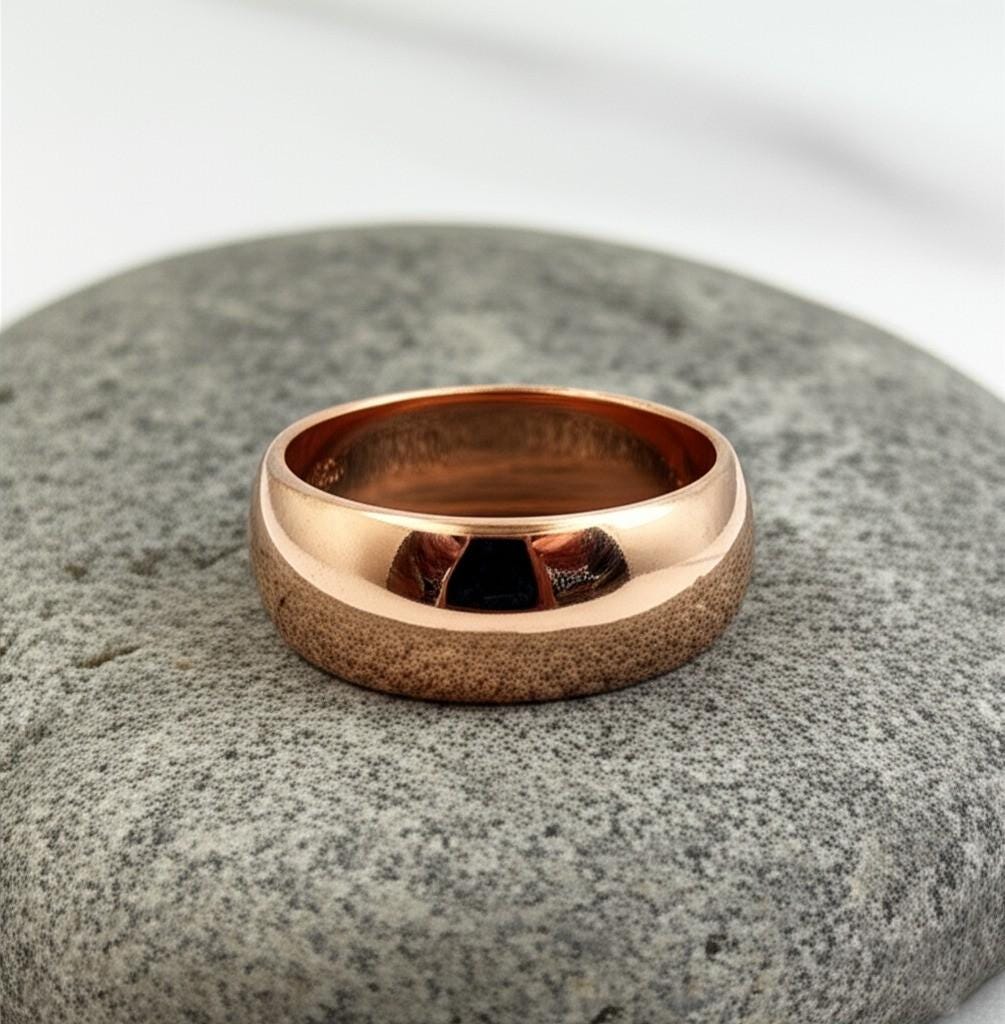 Copper ring | Copper ring men | Copper jewelry | Antique copper |Minimalist ring |Mens ring | Unisex Metal Ring | Women Ring | Handmade Ring