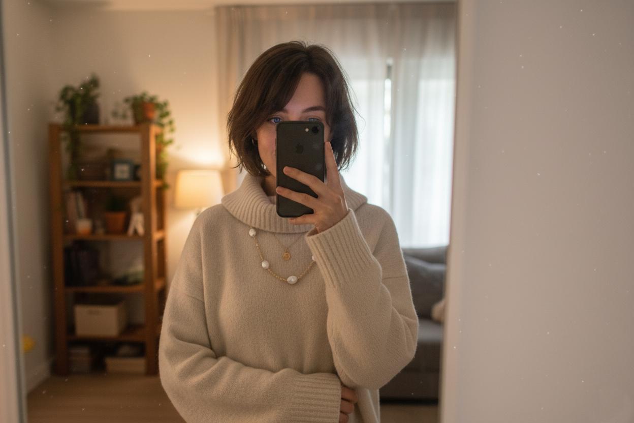 Golden Pearl Necklace, Pearl Necklace, Handmade Pearl Jewelry, Gifting, big pearl jewelry, Dainty Necklace