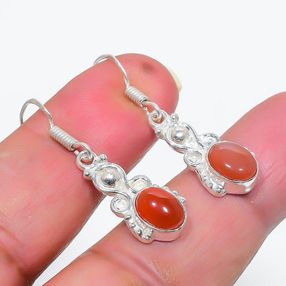 Elegant Sterling Silver Drop Earrings, Moonstone earrings, Onyx earring, Tiger's eye earrings,  lapis lazuli earrings, women dangle earrings