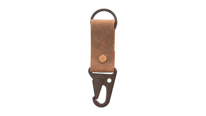 Rustic Rivet Keychain- The Rustic Rivet Keychain combines style and functionality, Genuine Leather Keychain, Vintage Leather Keychain, Gift