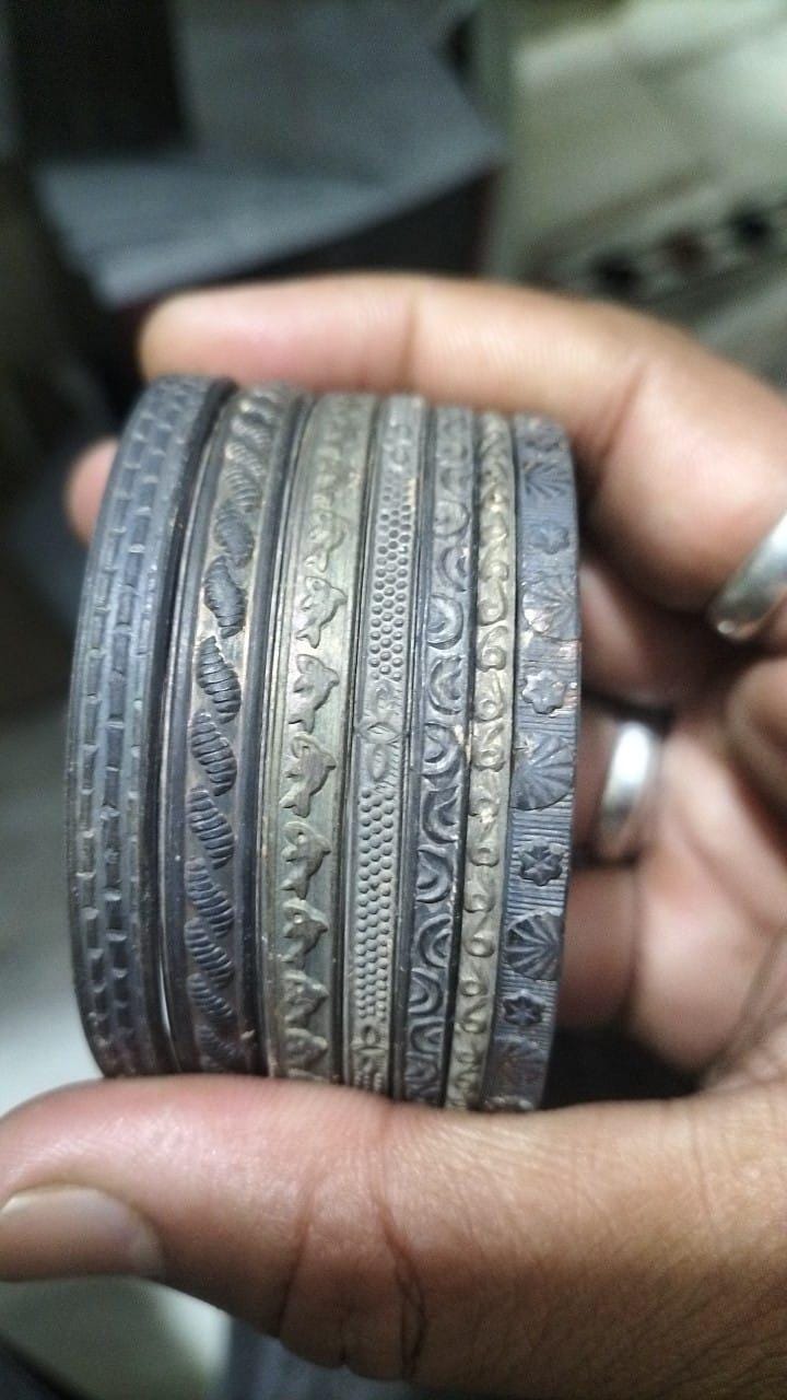 925 Sterling Silver Bangles, 5 Set Bangles, Stackable Bangles, Silver Bangle for Her~ him, Handmade Bangles for Gift on Christmas, Handmade