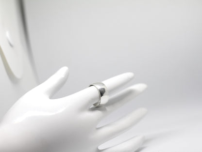 Modern silver ring | Silver modern ring | Modern jewelry | Silver ring | Sterling silver ring | Thin silver ring | Minimalist Silver Ring
