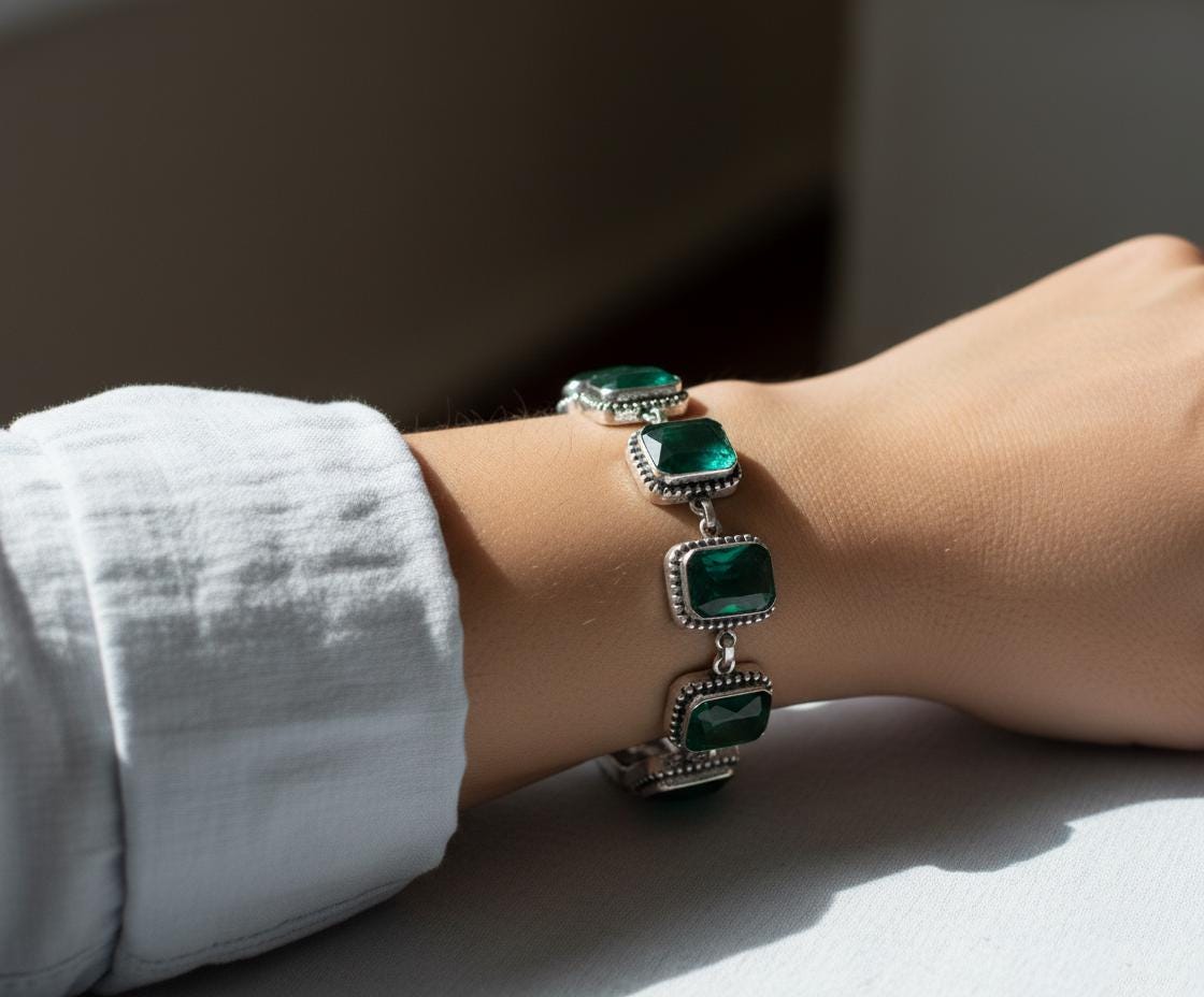 Peridot bracelet | Bracelet peridot| Green peridot | Women Bracelets | Handmade Peridot Bracelet | Handmade Bracelets |Bracelet with peridot