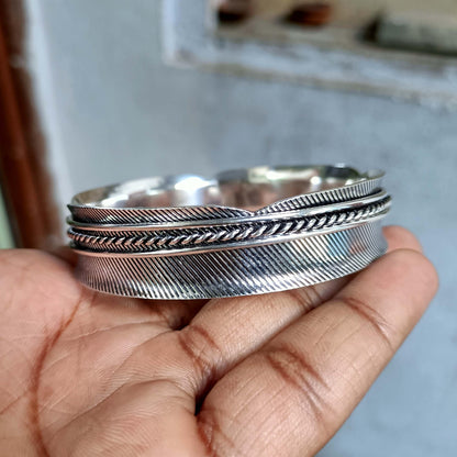 Twisted Band Bangle, Spinner Bangle, Fidget Bangle, Handmade Bangle, 925 Silver Bangle, Women Bangle, Bohemian Bangle, Promised Bangle