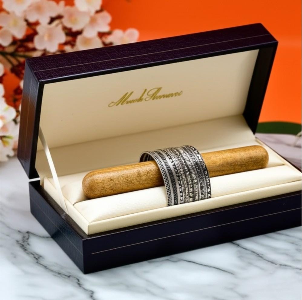 925 Sterling Silver Bangles, 5 Set Bangles, Stackable Bangles, Silver Bangle for Her~ him, Handmade Bangles for Gift on Christmas, Handmade