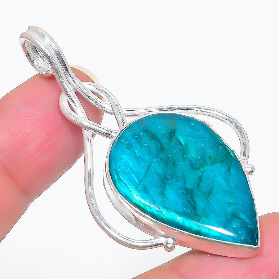 Turquoise Matrix Pendant, Handmade Pendant, Gemstone Pendent, Gift for her, Gift her, Birthday Gift, Valentine Gift