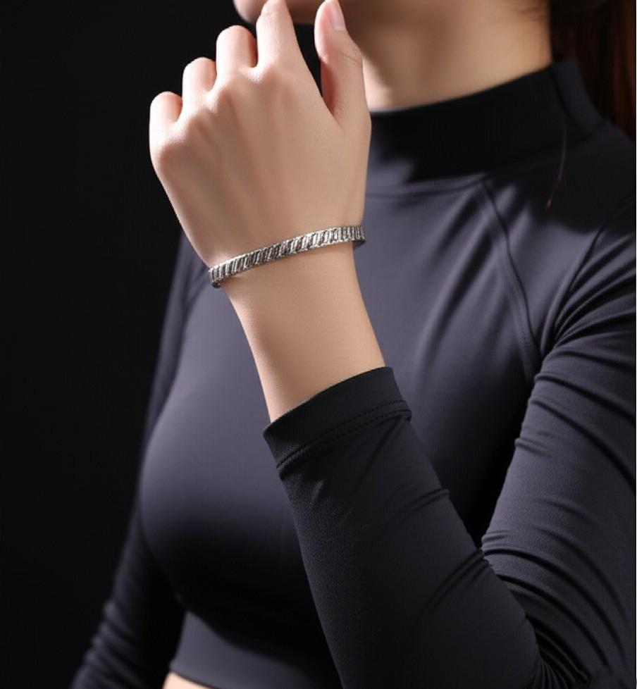 Sterling Silver Braided Bangle | Woven Pattern Bangle | Unisex Everyday Bracelet | Handmade Braided Silver Bracelet | Gift for her