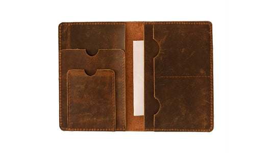 Rugged Passport Wallet, Leather Wallet, Travel Wallet, Minimalist Wallet, Gift Him, Birthday gift, Sleek Minimalist Wallet, Durable Leather