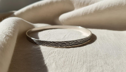 Solid Sterling Silver Cuff Bracelet, Adjustable Bangle 925 Simple Silver Jewelry Simple Stacking Minimalist, Handmade Bangle, Boho Bangle