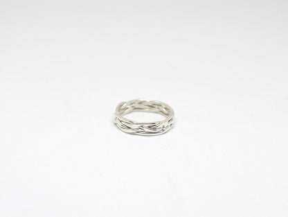 Minimalist silver ring | Minimalist | Minimalist jewelry | Dainty silver ring | Braided Silver Ring | Braided Design | Women Ring | Gift her
