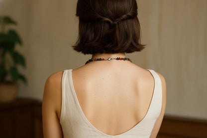 Carnelian Necklace, zoisite Necklace, Handmade stone Necklace, Natural Carnelian Necklace, Handmade Jewelry, Gift Necklace, Zoisite Jewelry