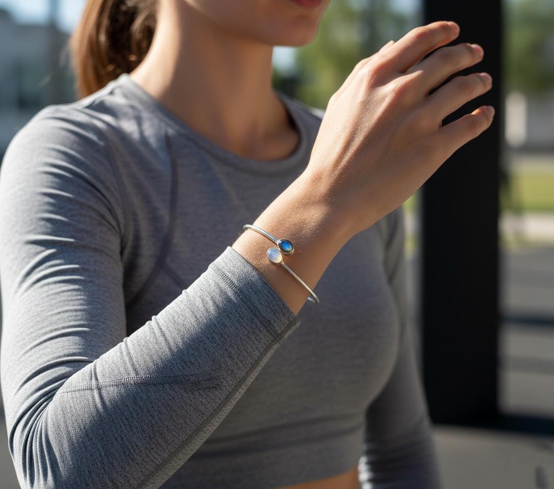 Moonstone, Labradorite Bangle, Natural Gemstone, Handmade Bangle, 925 Silver Bangle, Women Bangle, Dainty Bangle, Gemstone Bangle