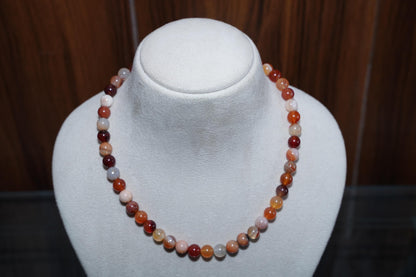 Agate necklace, Gemstone necklace, Boho jewelry, Earthy jewelry, unique jewelry, handmade jewelry, gift for her, boho chic, earthy tones