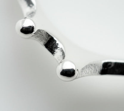 Queen Crown Silver Band Ring, Solid 925 Sterling Silver Band Ring For Her, Handmade Design Crown Ring, Boho Thumb Ring, Gift For Girlfriend